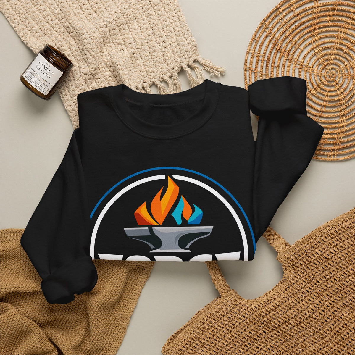 Forge Ninja Academy Crewneck Sweatshirt — Logo Pullover