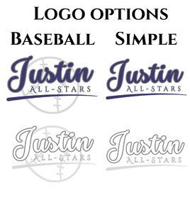 Justin All-Stars Baseball Rosters T-Shirt - Adult
